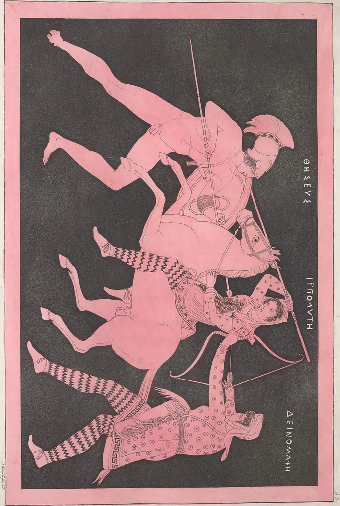 An illustration from Le Costume ancien et moderne ; ou, Histoire du gouvernement, de la milice, de la religion, des arts, sciences et usages de tous les peuples anciens et modernes, d'après les monumens de l'antiquité et accompagné de dessins analogues au sujet, 1815, leaf 403