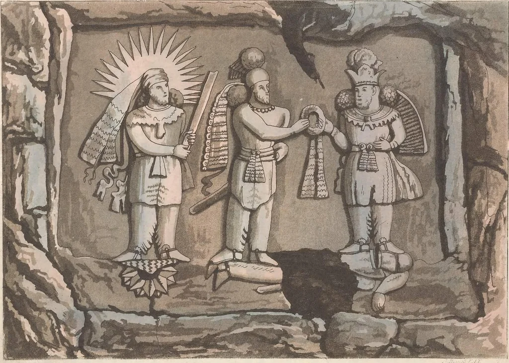 An illustration from Le Costume ancien et moderne ; ou, Histoire du gouvernement, de la milice, de la religion, des arts, sciences et usages de tous les peuples anciens et modernes, d'après les monumens de l'antiquité et accompagné de dessins analogues au sujet, 1815, leaf 538