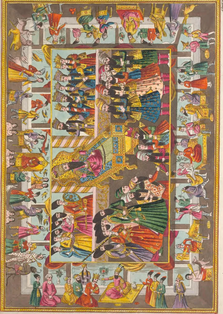 An illustration from Le Costume ancien et moderne ; ou, Histoire du gouvernement, de la milice, de la religion, des arts, sciences et usages de tous les peuples anciens et modernes, d'après les monumens de l'antiquité et accompagné de dessins analogues au sujet, 1815, leaf 568