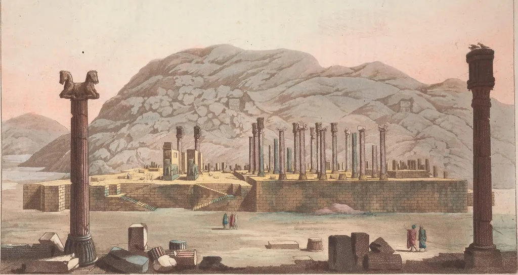 An illustration from Le Costume ancien et moderne ; ou, Histoire du gouvernement, de la milice, de la religion, des arts, sciences et usages de tous les peuples anciens et modernes, d'après les monumens de l'antiquité et accompagné de dessins analogues au sujet, 1815, leaf 659
