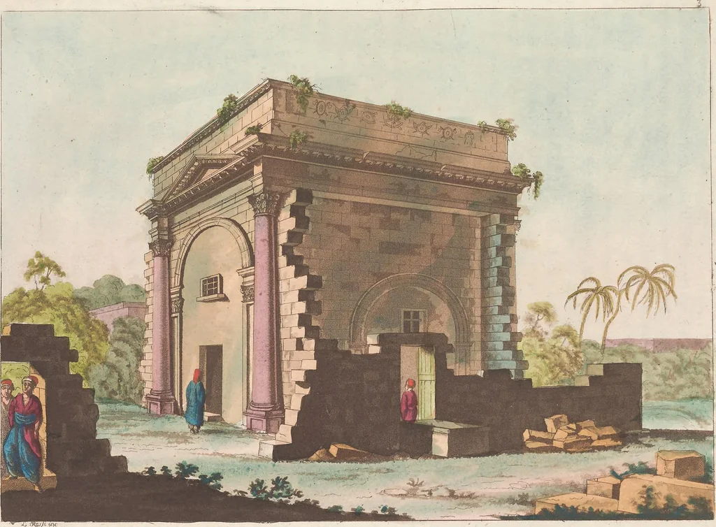 An illustration from Le Costume ancien et moderne ; ou, Histoire du gouvernement, de la milice, de la religion, des arts, sciences et usages de tous les peuples anciens et modernes, d'après les monumens de l'antiquité et accompagné de dessins analogues au sujet, 1815, leaf 66