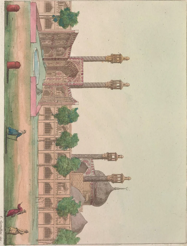 An illustration from Le Costume ancien et moderne ; ou, Histoire du gouvernement, de la milice, de la religion, des arts, sciences et usages de tous les peuples anciens et modernes, d'après les monumens de l'antiquité et accompagné de dessins analogues au sujet, 1815, leaf 677