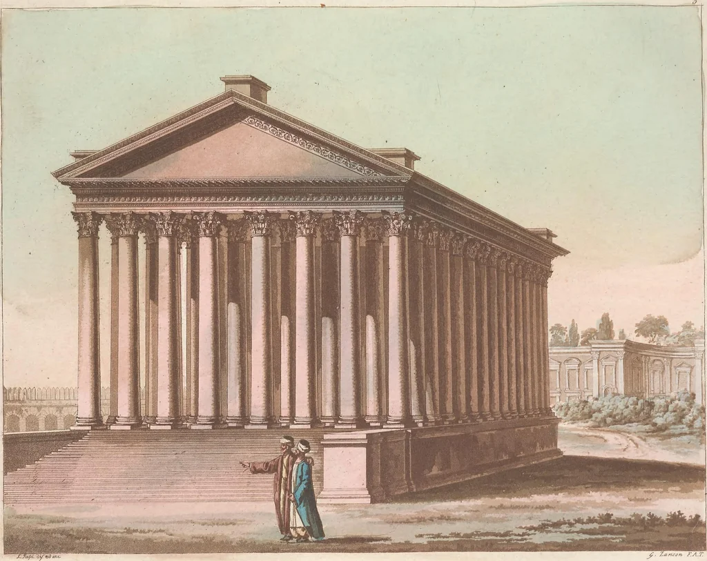 An illustration from Le Costume ancien et moderne ; ou, Histoire du gouvernement, de la milice, de la religion, des arts, sciences et usages de tous les peuples anciens et modernes, d'après les monumens de l'antiquité et accompagné de dessins analogues au sujet, 1815, leaf 72