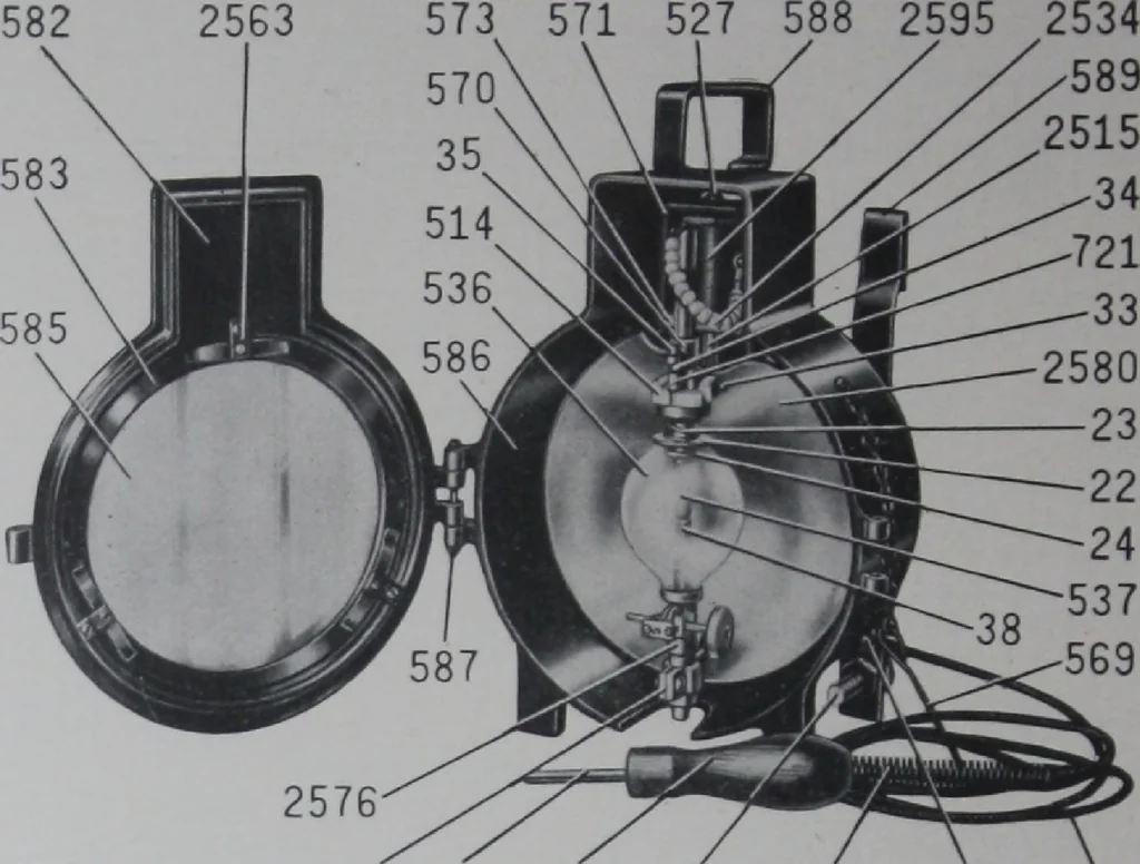 An illustration from Crouse-Hinds imperial arc headlights and imperial incandescent headlights., 1916, leaf 109