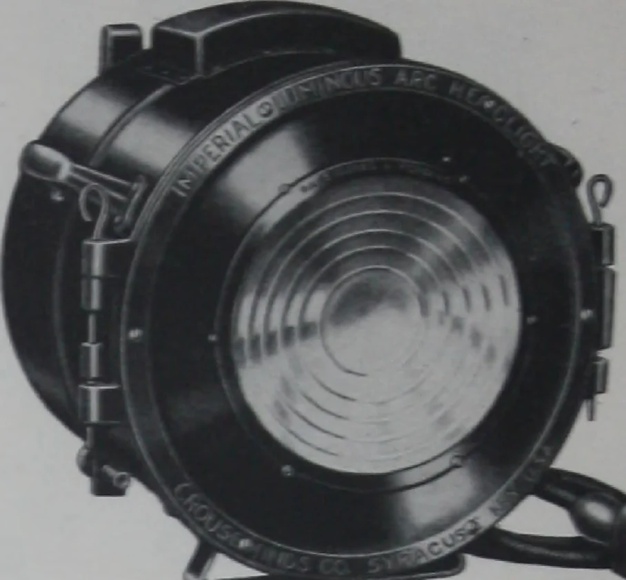 An illustration from Crouse-Hinds imperial arc headlights and imperial incandescent headlights., 1916, leaf 13