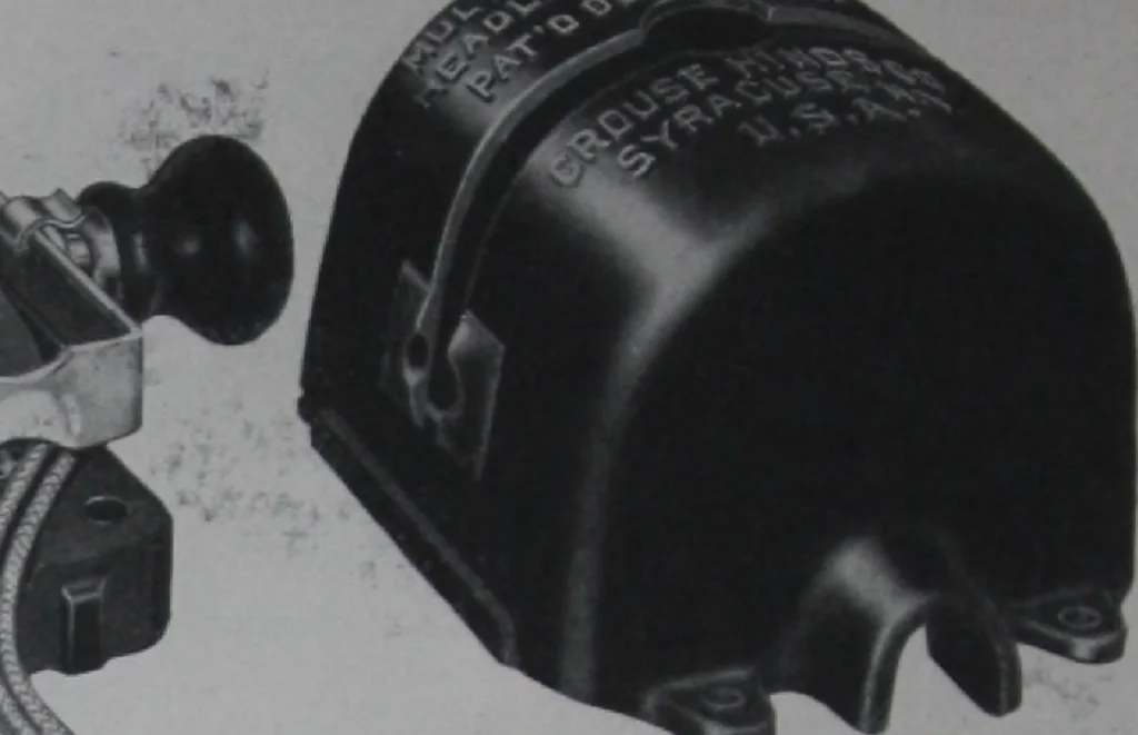 An illustration from Crouse-Hinds imperial arc headlights and imperial incandescent headlights., 1916, leaf 165