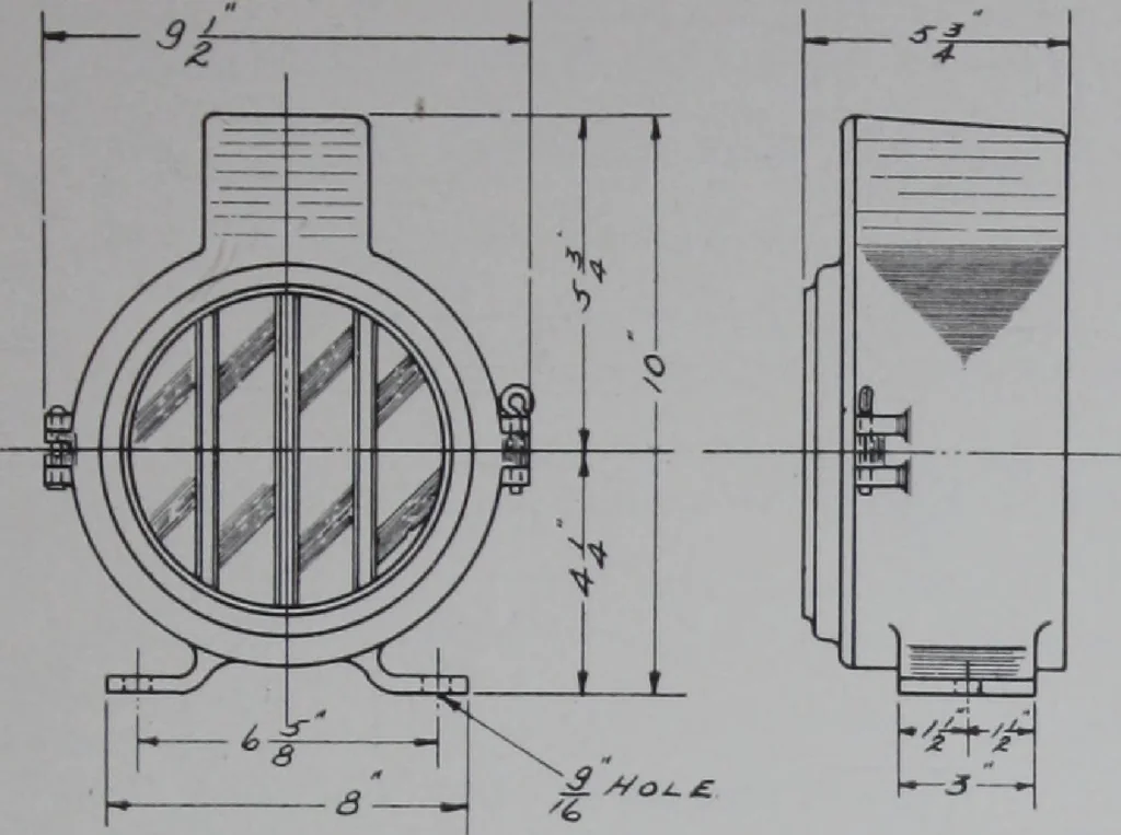 An illustration from Crouse-Hinds imperial arc headlights and imperial incandescent headlights., 1916, leaf 174