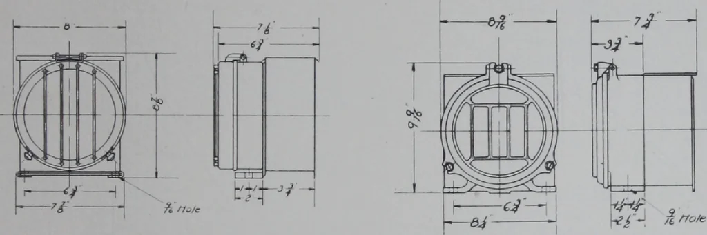 An illustration from Crouse-Hinds imperial arc headlights and imperial incandescent headlights., 1916, leaf 174
