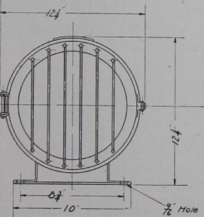 An illustration from Crouse-Hinds imperial arc headlights and imperial incandescent headlights., 1916, leaf 174