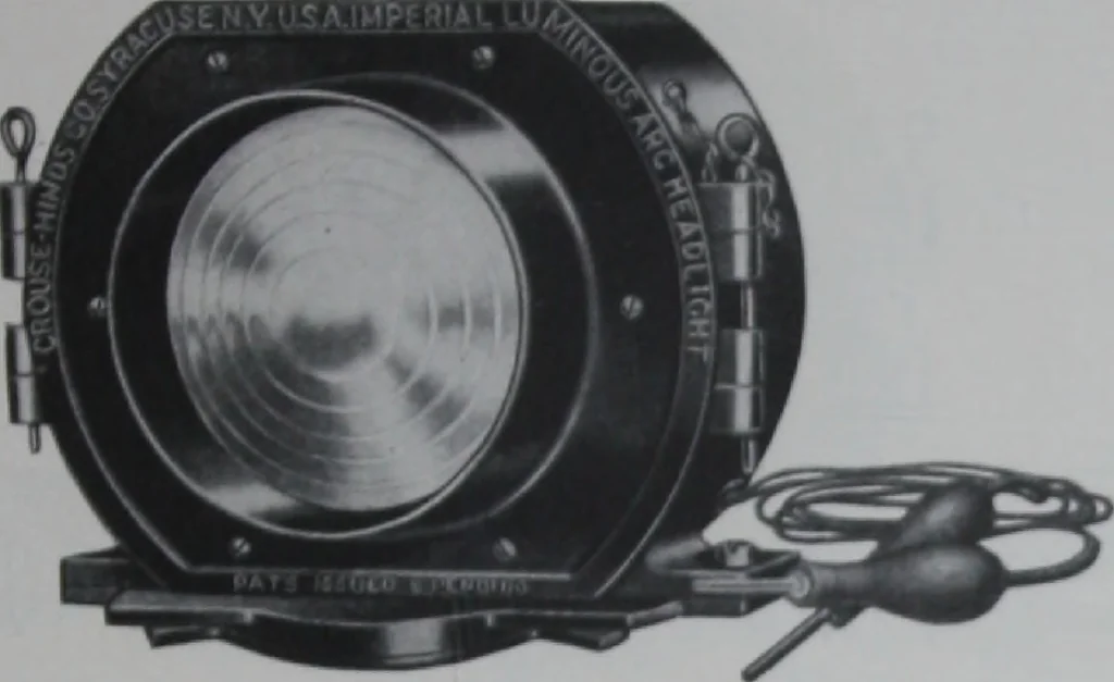 An illustration from Crouse-Hinds imperial arc headlights and imperial incandescent headlights., 1916, leaf 48