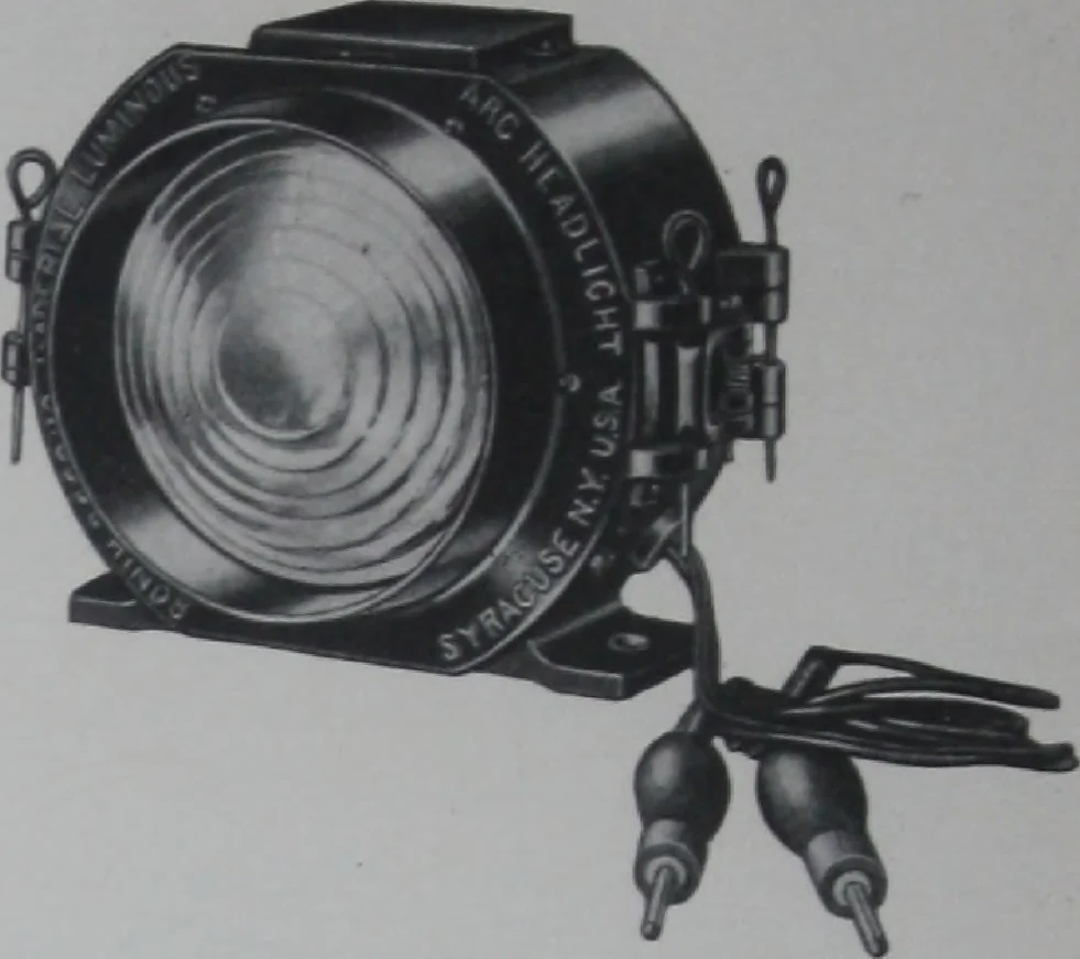 An illustration from Crouse-Hinds imperial arc headlights and imperial incandescent headlights., 1916, leaf 53