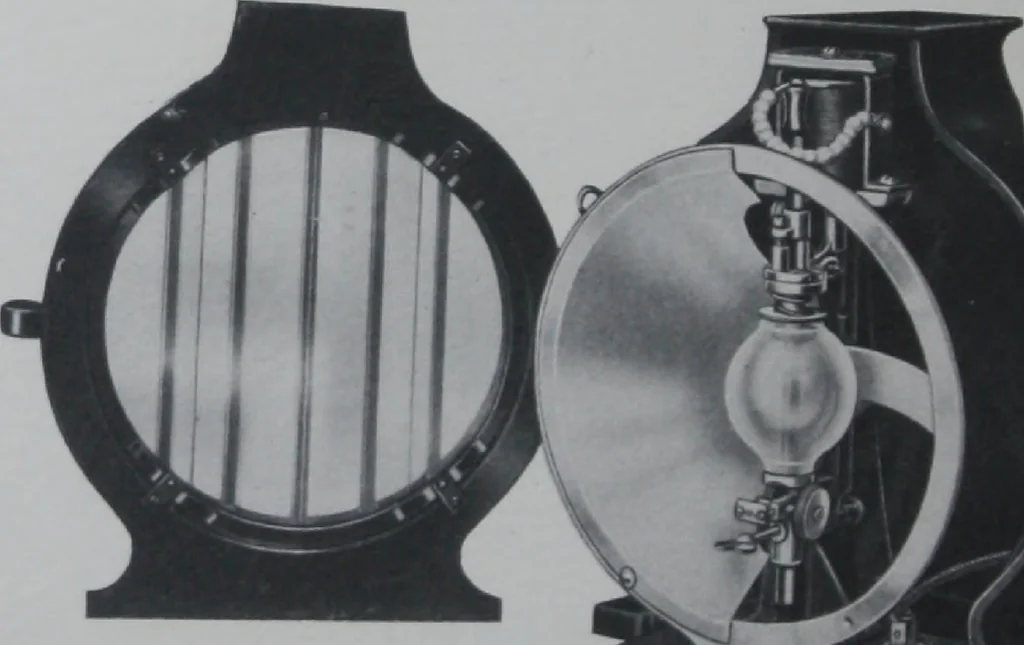 An illustration from Crouse-Hinds imperial arc headlights and imperial incandescent headlights., 1916, leaf 57