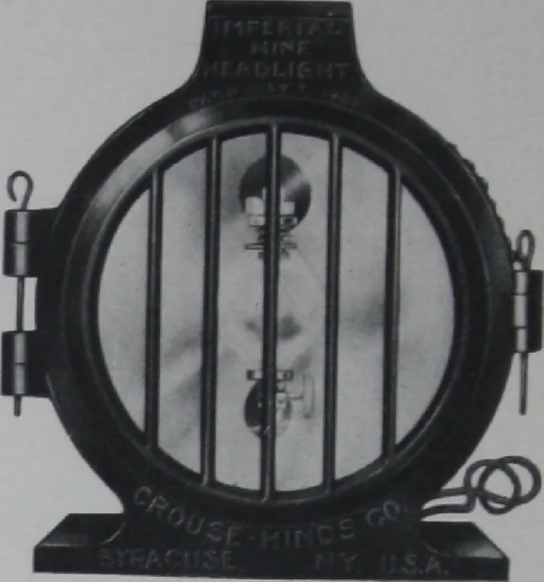 An illustration from Crouse-Hinds imperial arc headlights and imperial incandescent headlights., 1916, leaf 59