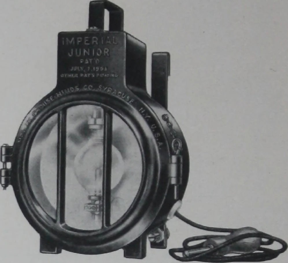 An illustration from Crouse-Hinds imperial arc headlights and imperial incandescent headlights., 1916, leaf 63