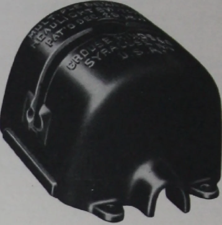 An illustration from Crouse-Hinds imperial arc headlights and imperial incandescent headlights., 1916, leaf 71