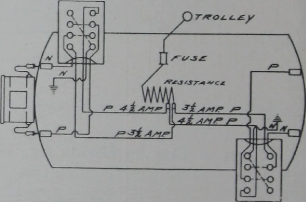 An illustration from Crouse-Hinds imperial arc headlights and imperial incandescent headlights., 1916, leaf 79