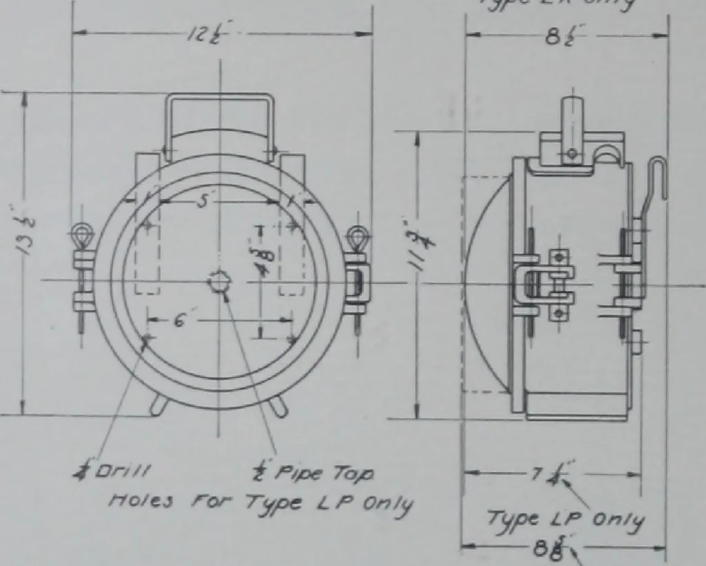 An illustration from Crouse-Hinds imperial arc headlights and imperial incandescent headlights., 1916, leaf 83