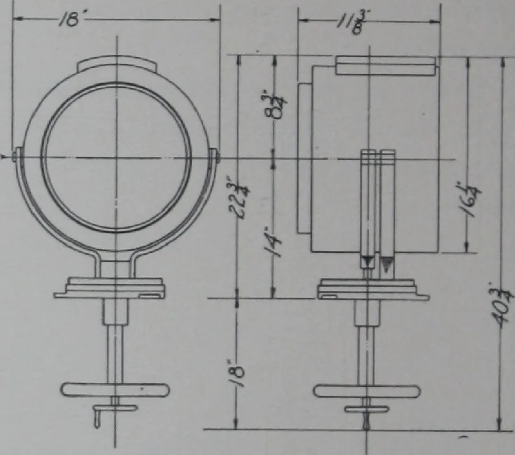 An illustration from Crouse-Hinds imperial arc headlights and imperial incandescent headlights., 1916, leaf 83