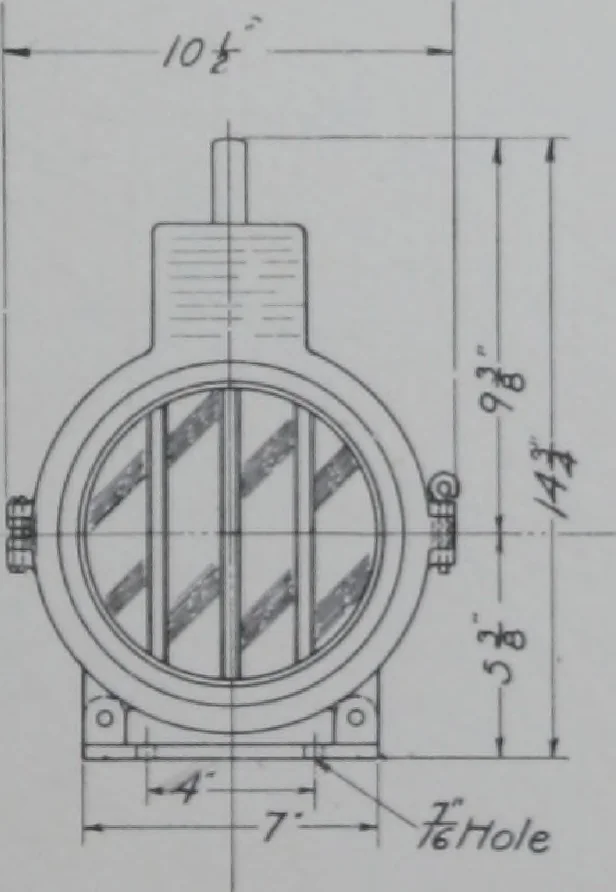 An illustration from Crouse-Hinds imperial arc headlights and imperial incandescent headlights., 1916, leaf 84