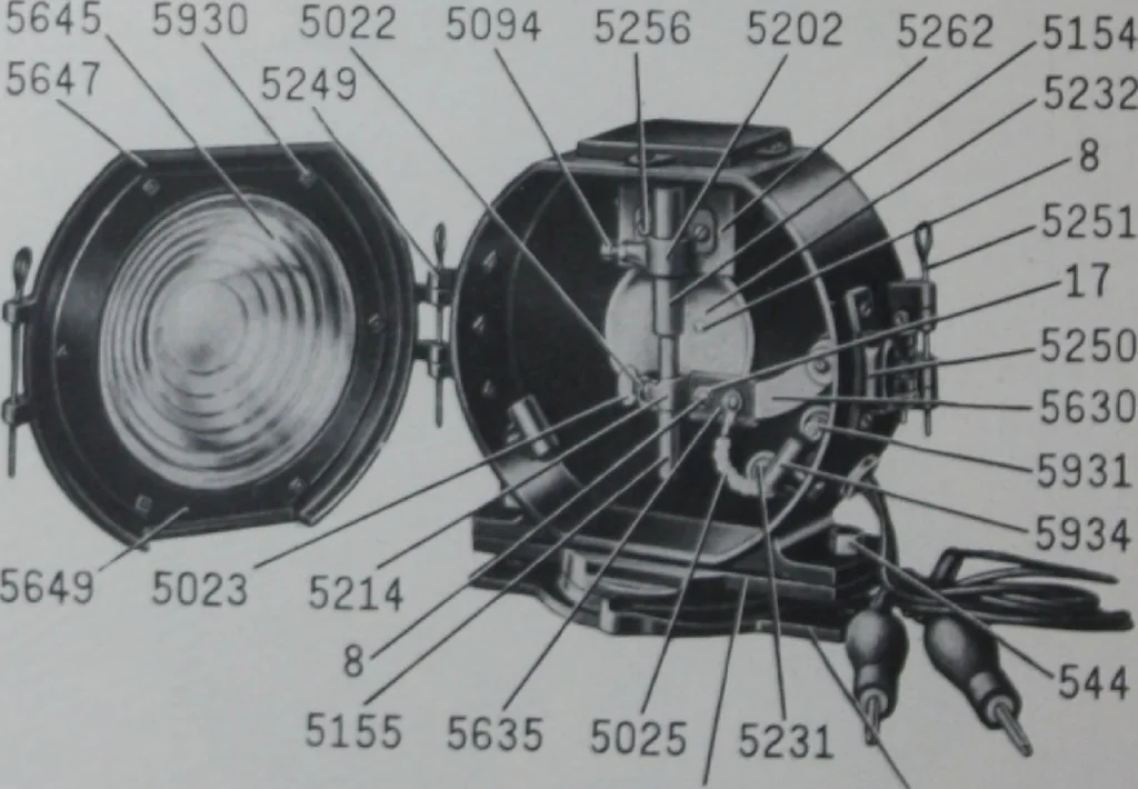 An illustration from Crouse-Hinds imperial arc headlights and imperial incandescent headlights., 1916, leaf 89