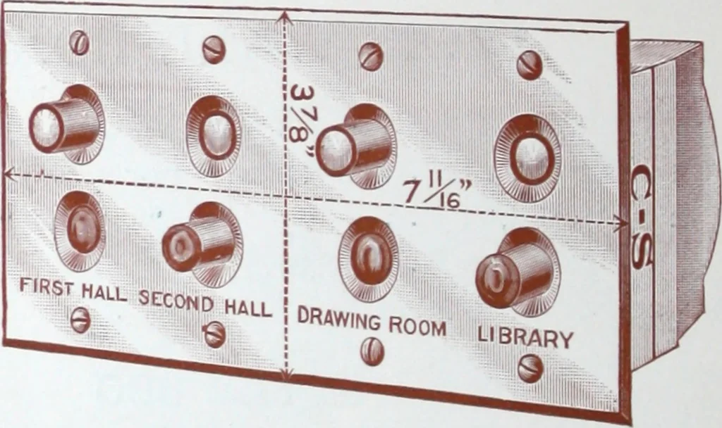 An illustration from Cutter flush switches., 1904, leaf 13