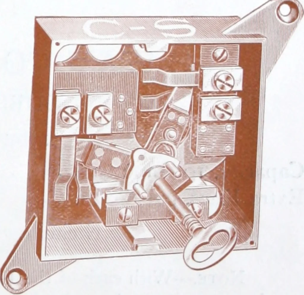 An illustration from Cutter flush switches., 1904, leaf 8