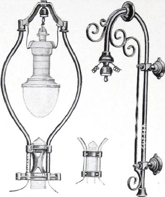 An illustration from Cutter Street and Industrial Lighting Fixtures Catalogue No. 13, 1915, leaf 17