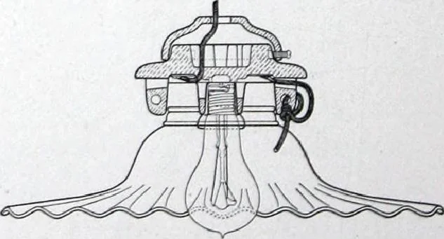 An illustration from Cutter Streethoods, Brackets, Mast Arms, Pulleys, Insulators and Pole Line Material, 1919, leaf 5