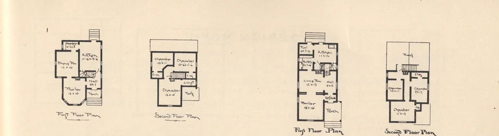 An illustration from Houses and cottages, book no. 4, 1891, leaf 20