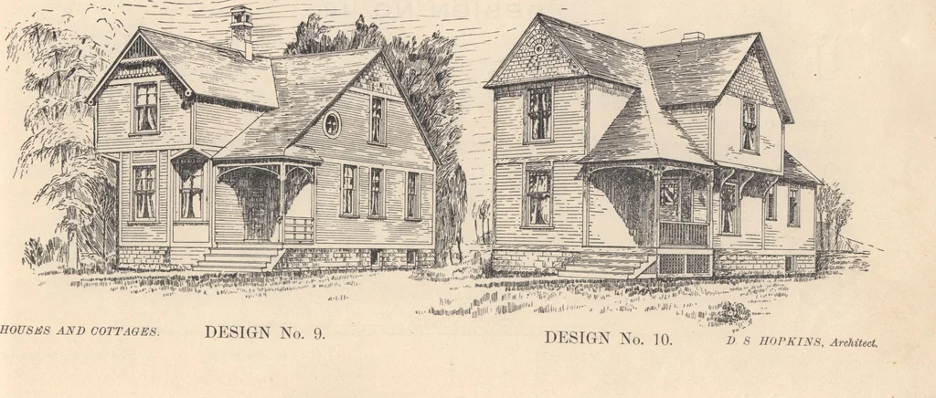 An illustration from Houses and cottages, book no. 4, 1891, leaf 20