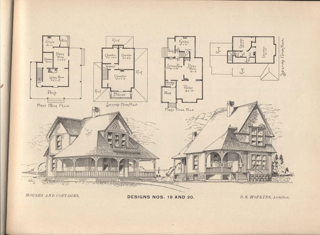 An illustration from Houses and cottages, book no. 6, 1893, leaf 31