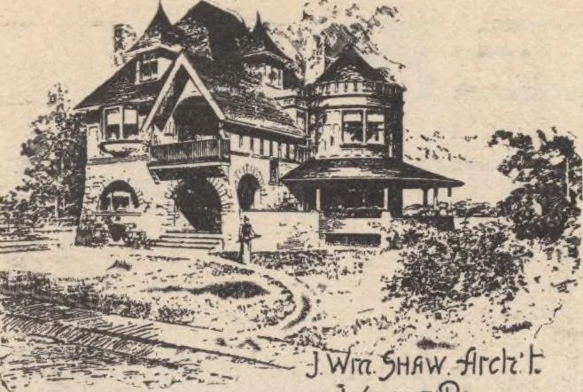 An illustration from Houses and cottages, book no. 7, 1893, leaf 127