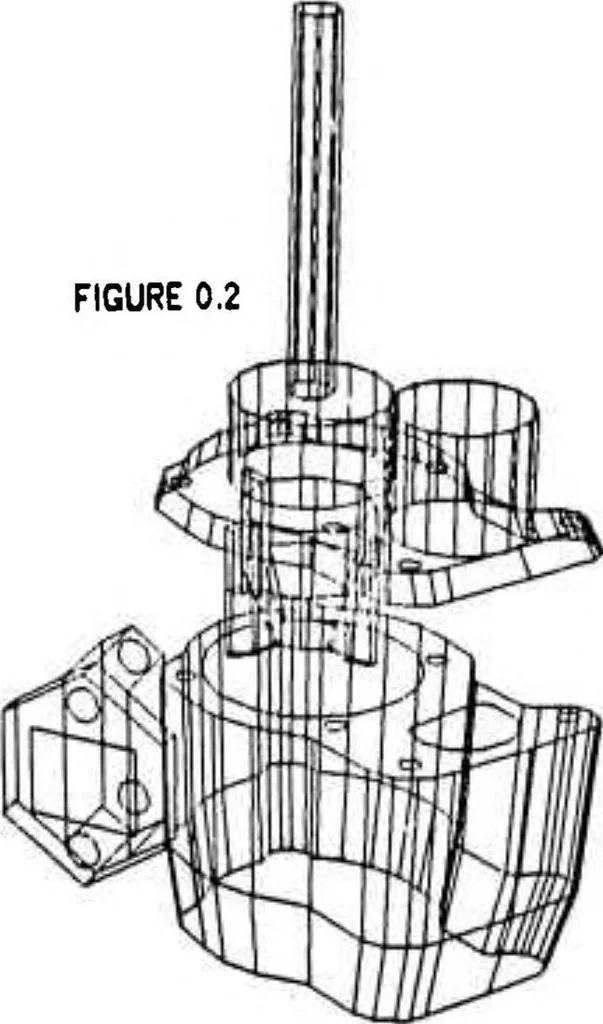 An illustration from Geometric Modeling for Computer Vision, 1974, leaf 11