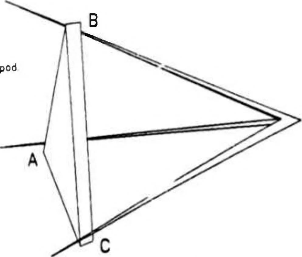 An illustration from Geometric Modeling for Computer Vision, 1974, leaf 112