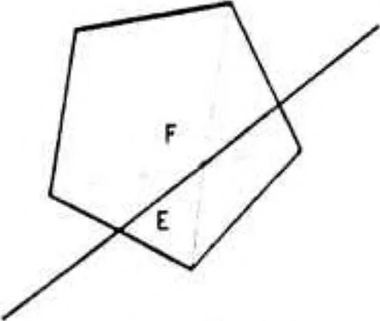 An illustration from Geometric Modeling for Computer Vision, 1974, leaf 70