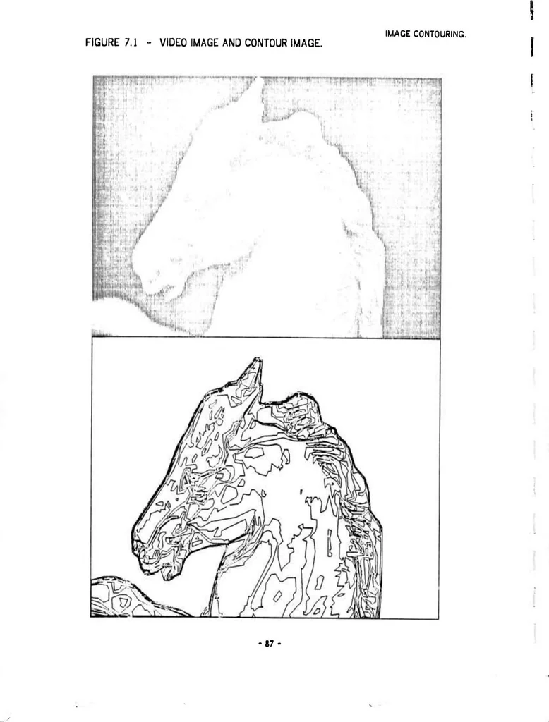 An illustration from Geometric Modeling for Computer Vision, 1974, leaf 95