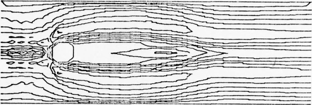 An illustration from An Application of Computer Graphics: Two Concurrent Investigations Within the Medical Field,, 1971, leaf 132