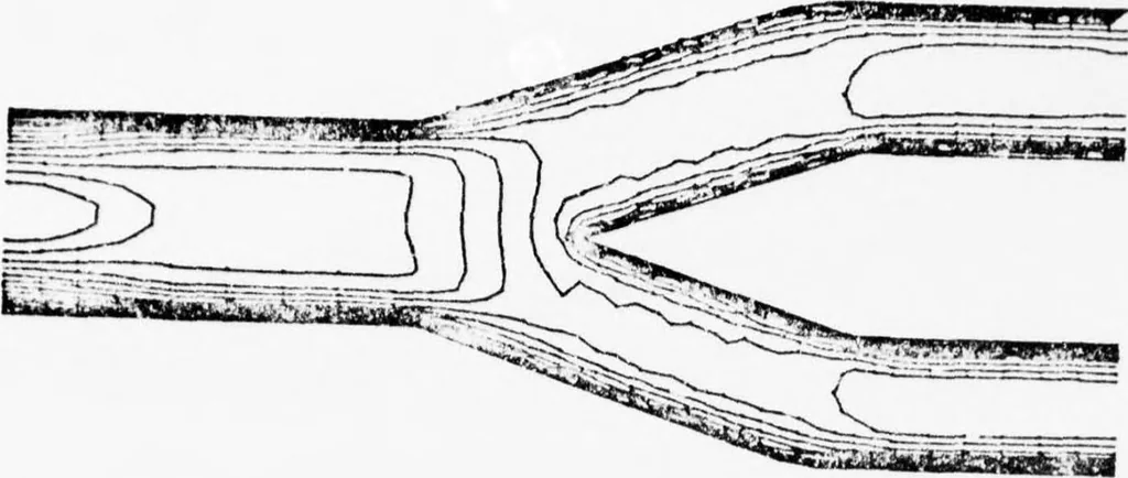 An illustration from An Application of Computer Graphics: Two Concurrent Investigations Within the Medical Field,, 1971, leaf 194