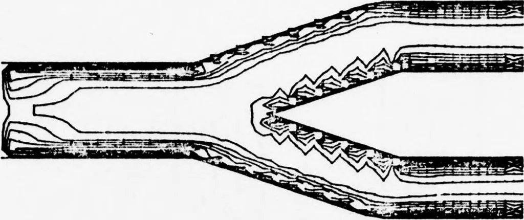 An illustration from An Application of Computer Graphics: Two Concurrent Investigations Within the Medical Field,, 1971, leaf 198