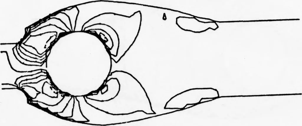 An illustration from An Application of Computer Graphics: Two Concurrent Investigations Within the Medical Field,, 1971, leaf 213