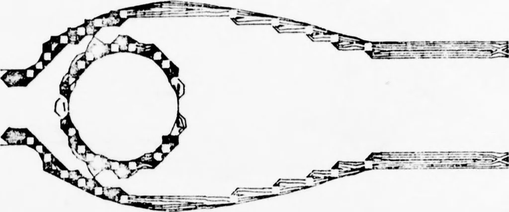 An illustration from An Application of Computer Graphics: Two Concurrent Investigations Within the Medical Field,, 1971, leaf 224