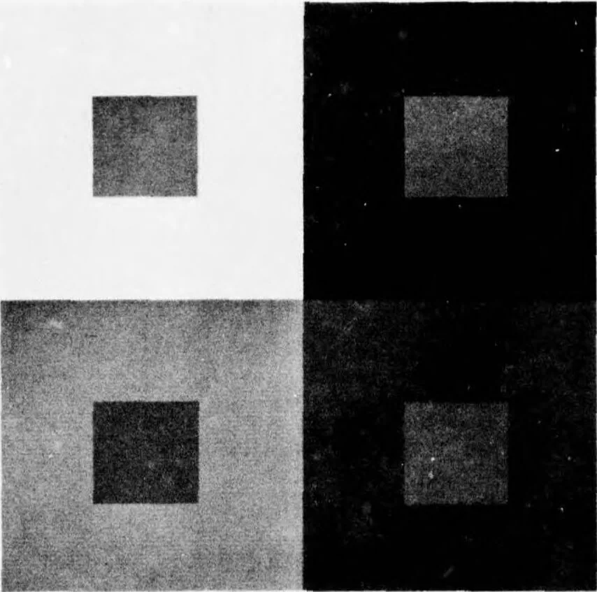 An illustration from Digital Picture Processing and Psychophysics: A Study of Brightness Perception,, 1973, leaf 26