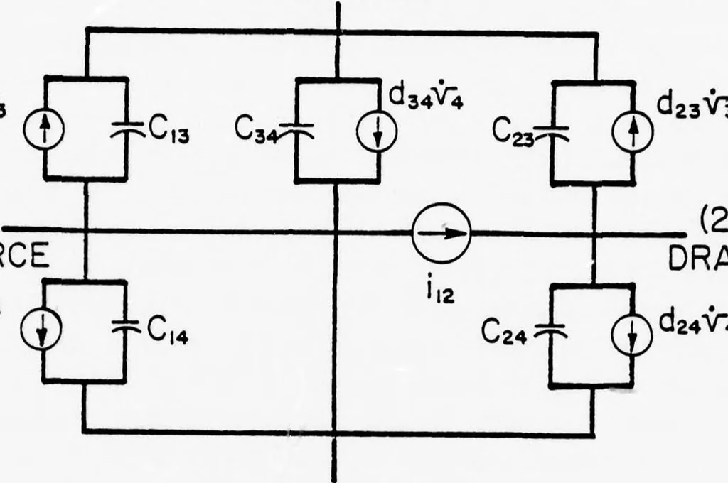 An illustration from Computer Aided Engineering of Semi-conductor Integrated Circuits, 1977, leaf 209