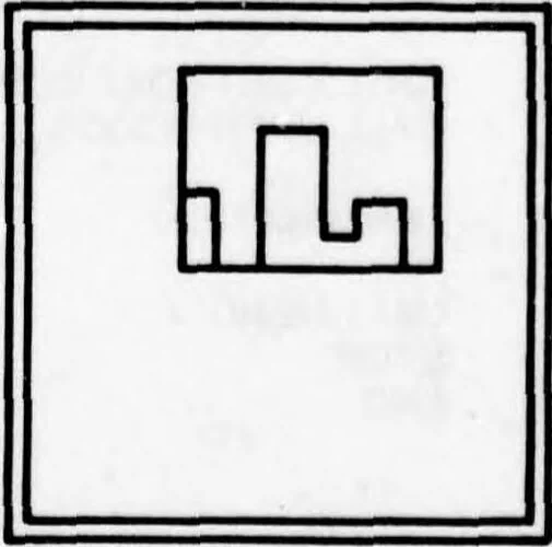 An illustration from Graphics Compatibility System (GCS). Primer on Computer Graphics Programming. Programmers Reference Manual, 1978, leaf 36