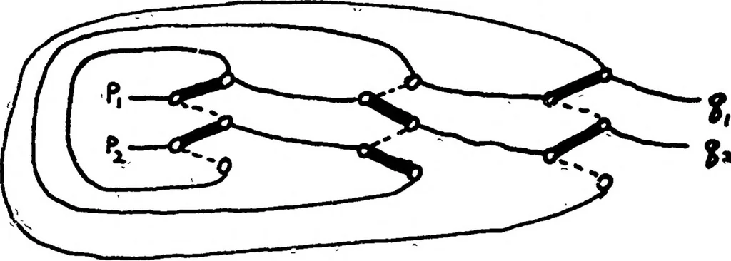 An illustration from Perceptrons and Pattern Recognition, 1967, leaf 99