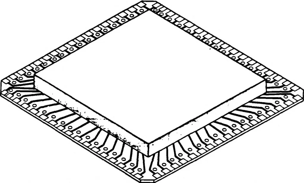 An illustration from Optical Communication for Integrated Circuits, 1982, leaf 16