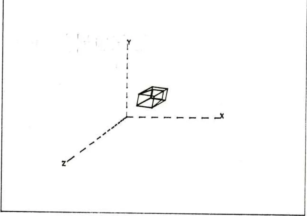 An illustration from Primer on Computer Graphics Programming. Revision, 1982, leaf 156