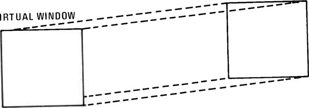 An illustration from Primer on Computer Graphics Programming. Revision, 1982, leaf 36