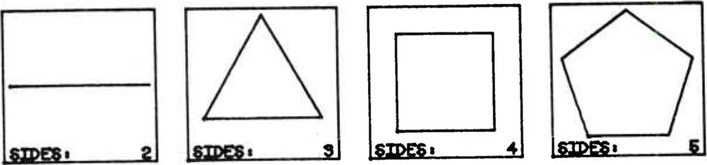 An illustration from Primer on Computer Graphics Programming. Revision, 1982, leaf 86