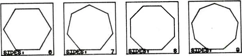 An illustration from Primer on Computer Graphics Programming. Revision, 1982, leaf 86